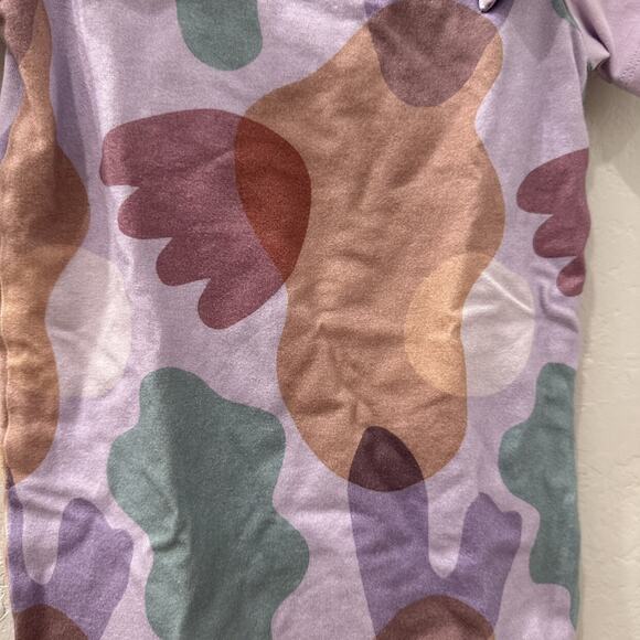 Rags Purple Watercolor Ruffle Romper - Picture 3 of 8